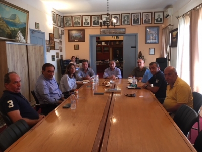 Συνάντηση εργασίας του Δημάρχου Καλυμνίων με εκπροσώπους της ναυτιλιακής εταιρίας TMS TANKERS LTD